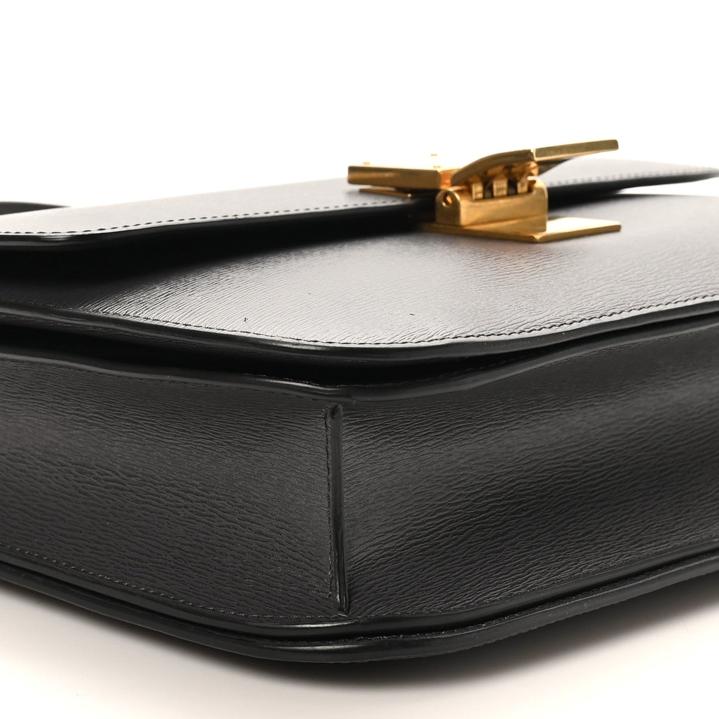 Liege Calfskin Medium Classic Box Flap Bag Liquorice