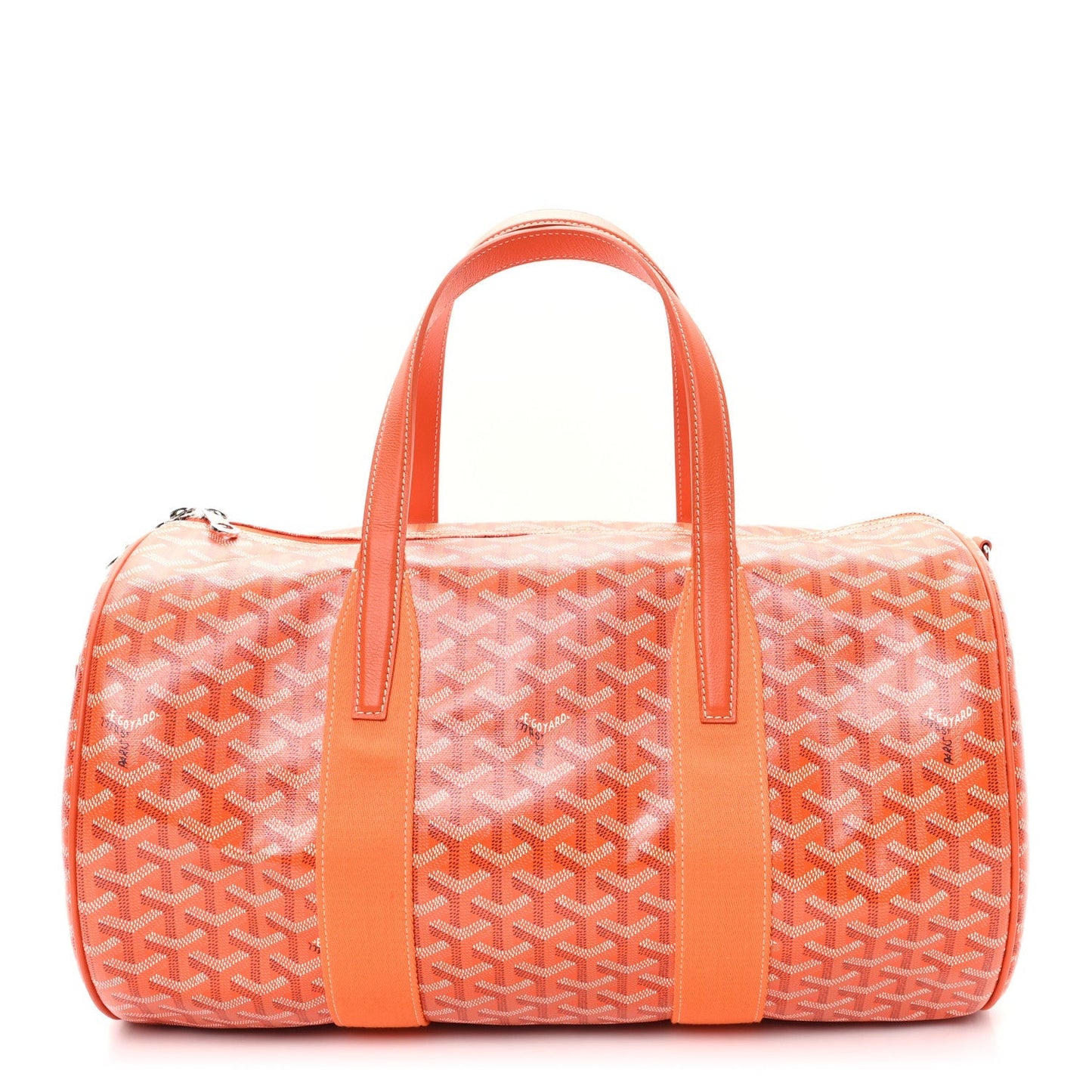 Goyardine Barrel 40 Sports Bag Orange