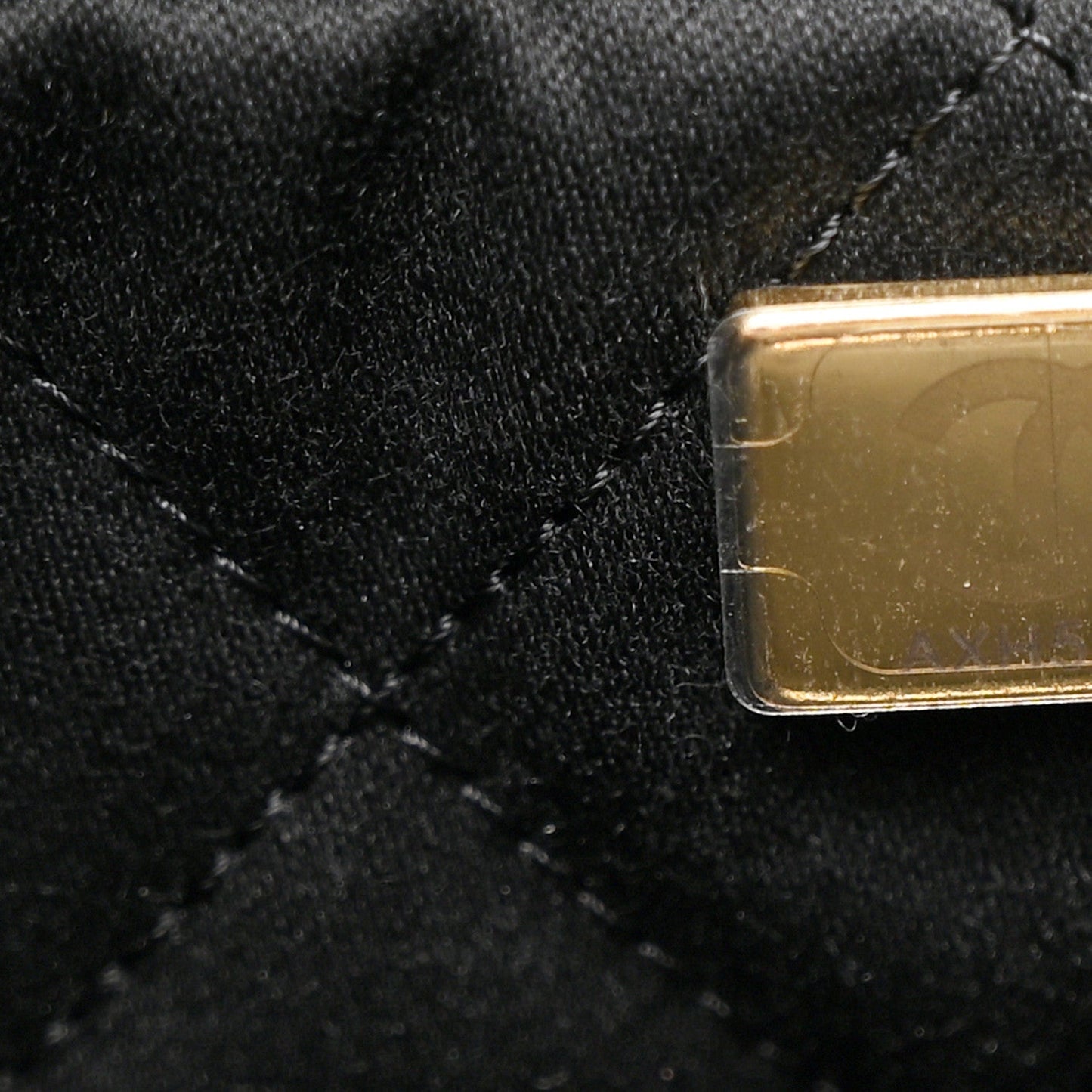 Shiny Calfskin Quilted Small Chanel 22 Black
