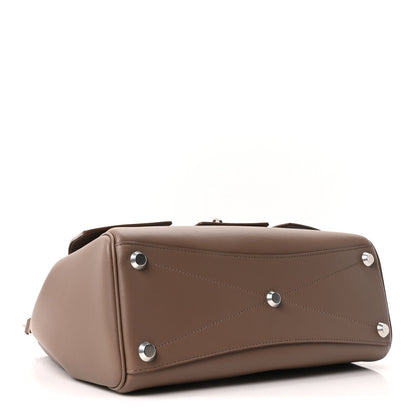 Smooth Calfskin Small Bel Air Carry All Bag Taupe