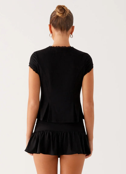 Landon Mini Skort - Black