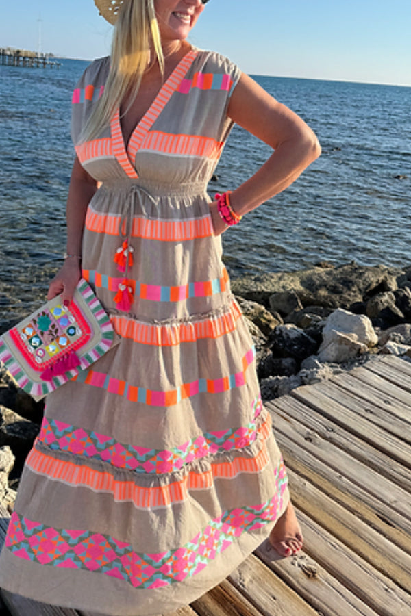 Vestido maxi bohemio