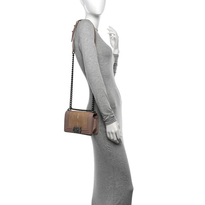 Galuchat Stingray Small Boy Flap Light Pink