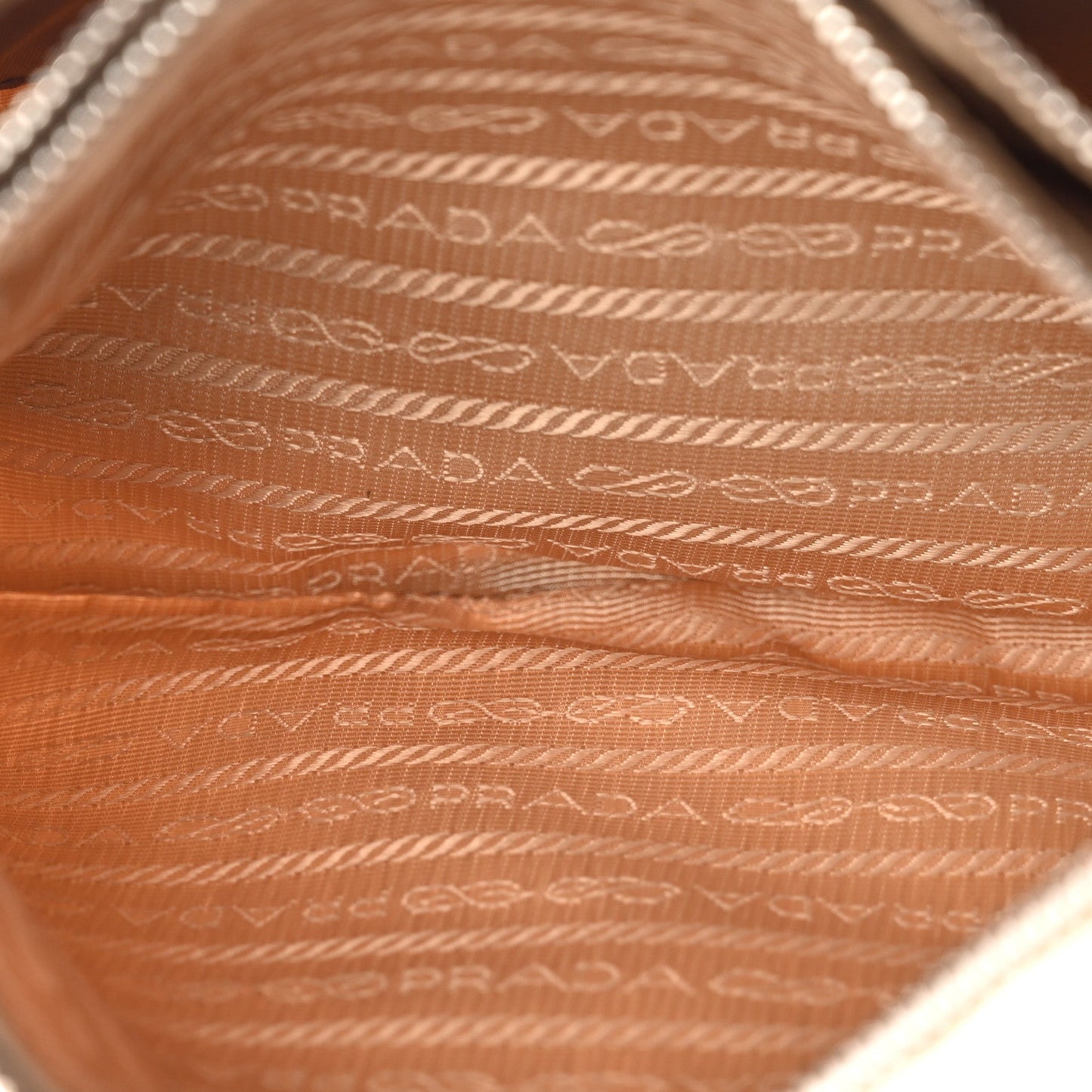 Re-Nylon Saffiano Re-Edition 2000 Double Zip Crossbody Bag Cammeo