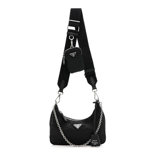 Nylon Re-Edition 2005 Shoulder Bag Black