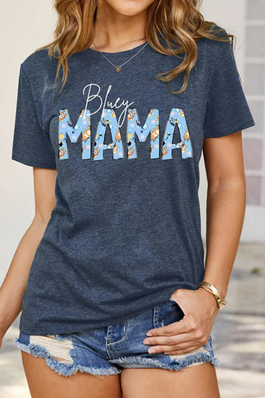 Camiseta con el personaje Bluey Mama