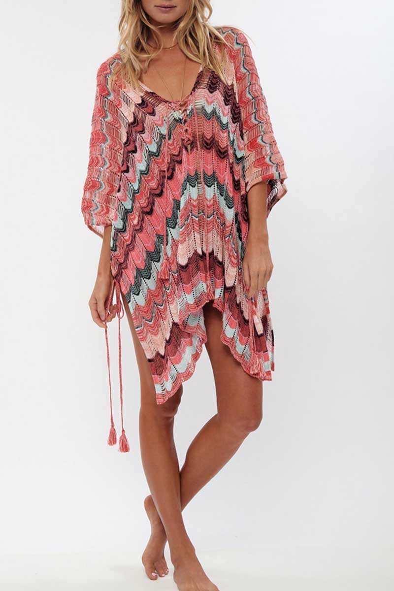 Sexy Knitted Beach Swimwear Cover-up(2 colors)