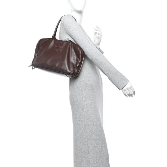 Soft Calf Softy Large Beau Top Handle Bag Briarwood