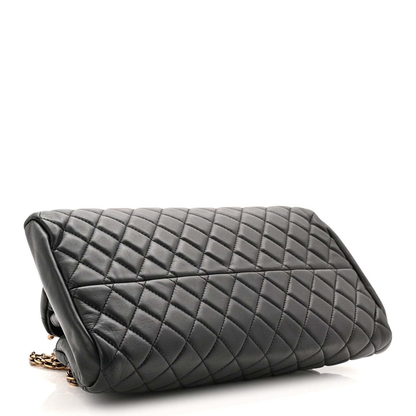 Lambskin Quilted Medium Just Mademoiselle Black