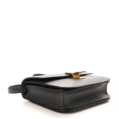 Liege Calfskin Medium Classic Box Flap Bag Liquorice