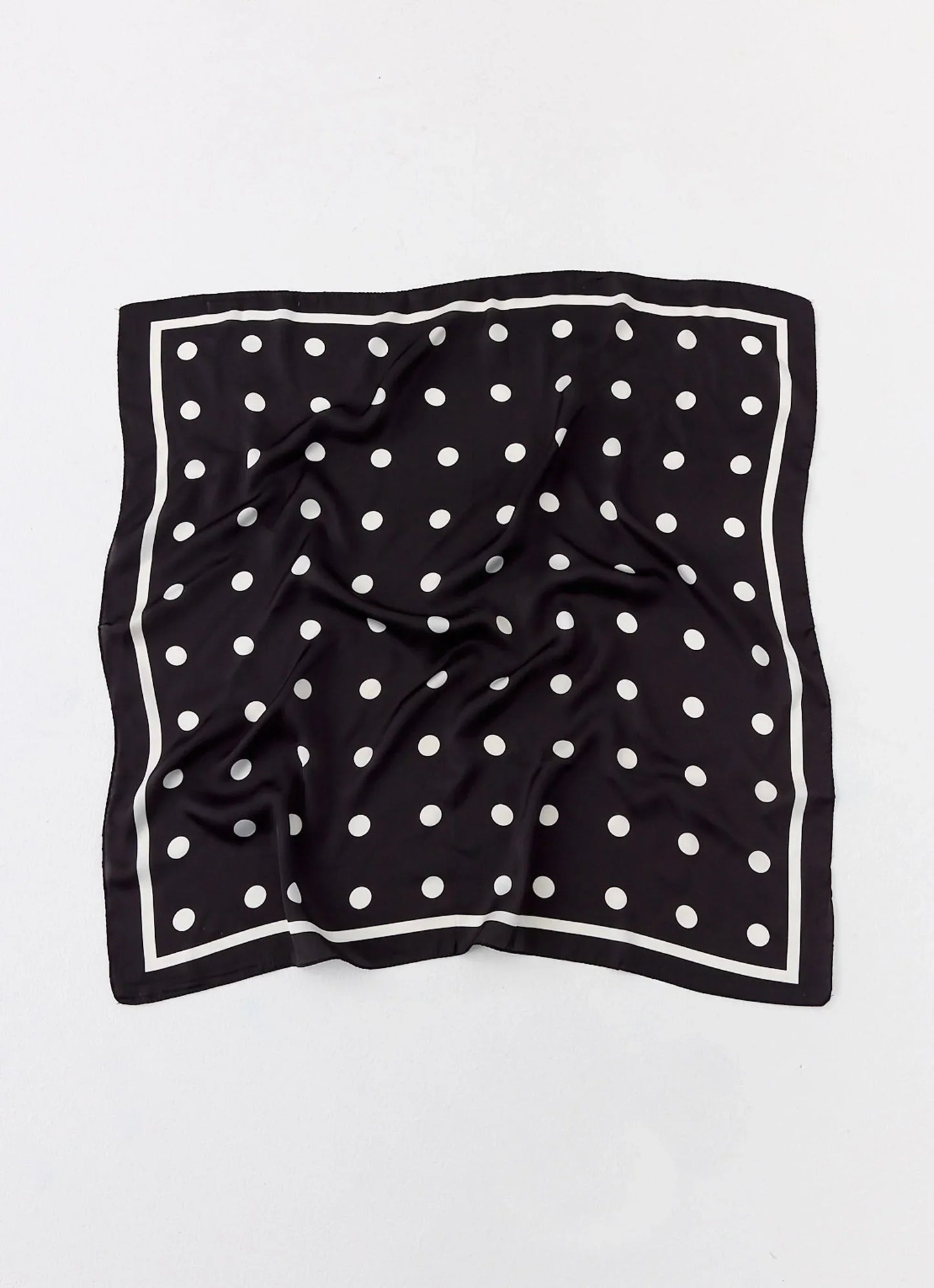 Dotty Dreams Scarf - Black Polkadot