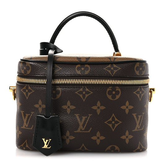 Reverse Monogram Vanity Chain Pouch