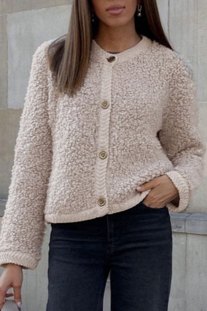 Chaqueta elegante de forro polar
