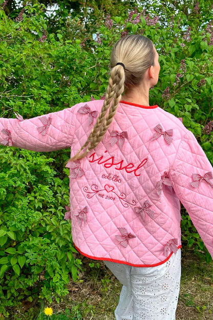 Chaqueta estampada de manga larga 