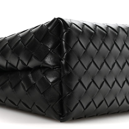 Nappa Intrecciato Small Andiamo Shoulder Bag Black