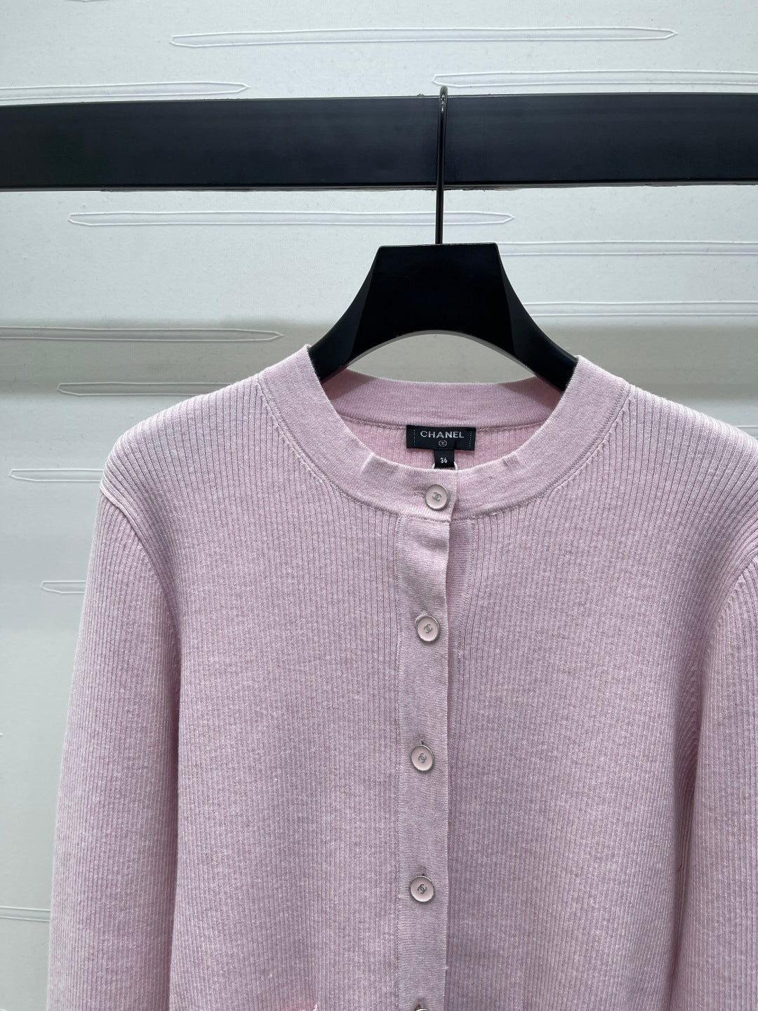 CHANEL WOOL LONG SLEEVE CARDIGAN STYLE 282