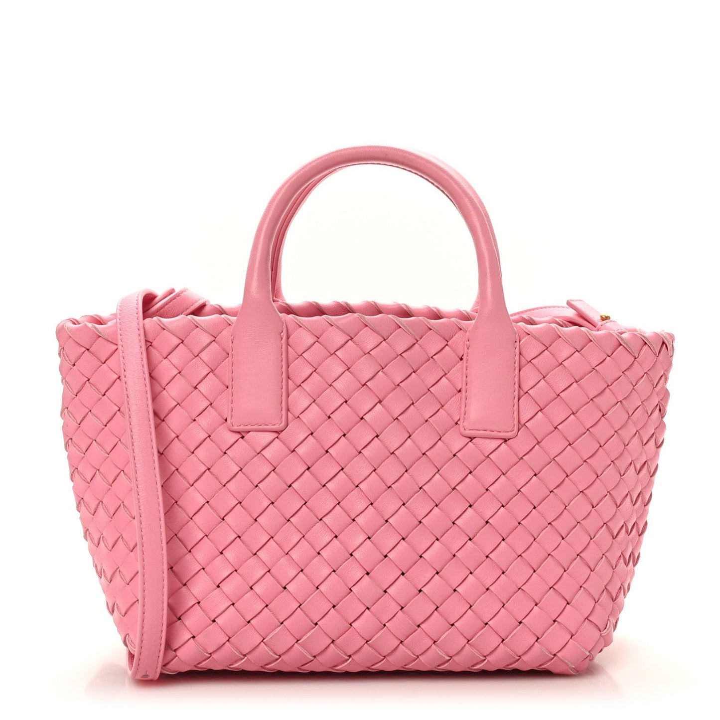 Nappa Intrecciato Mini Cabat Ribbon