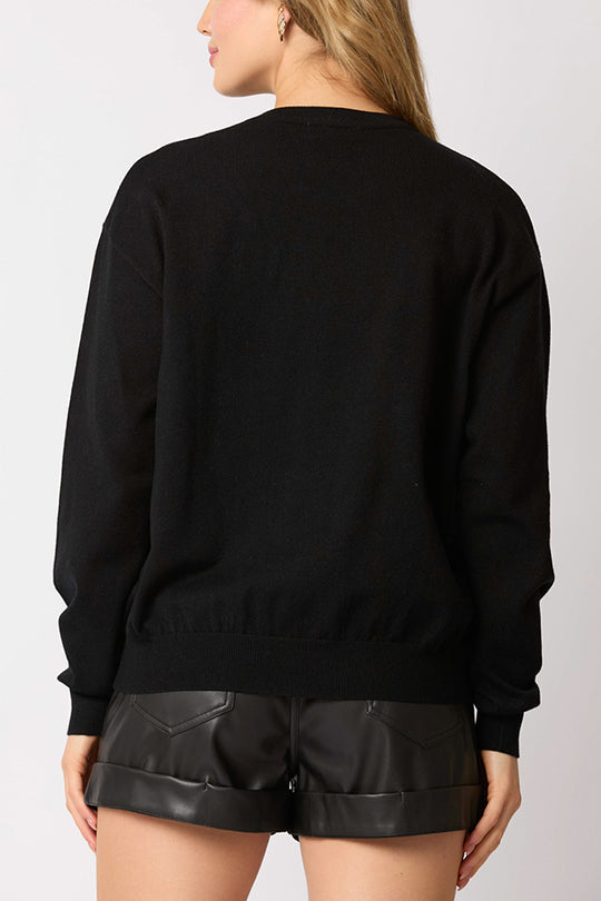 Sudadera casual de moda con lentejuelas de soldado navideño