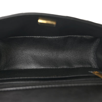 Aged Calfskin Chevron Quilted 2.55 Reissue Mini Flap Black