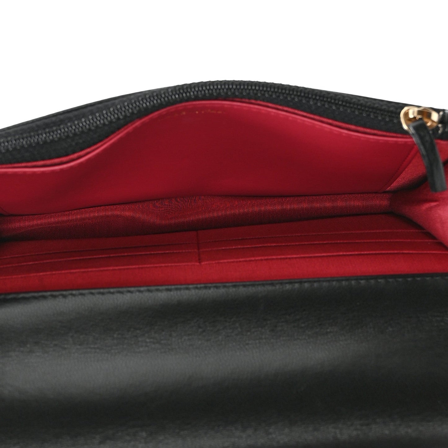 Lambskin Quilted Chanel 19 Wallet On Chain WOC Black