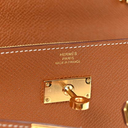 Epsom Kelly Wallet To Go Gold