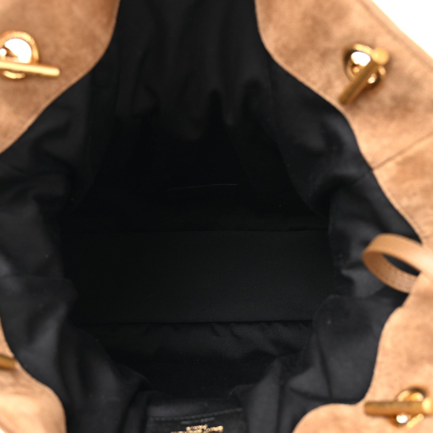 Suede Small Jamie Shopping Tote Golden Leaf