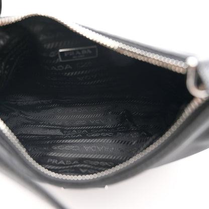Tessuto Nylon Saffiano Mini Re-Edition 2005 Bag Black