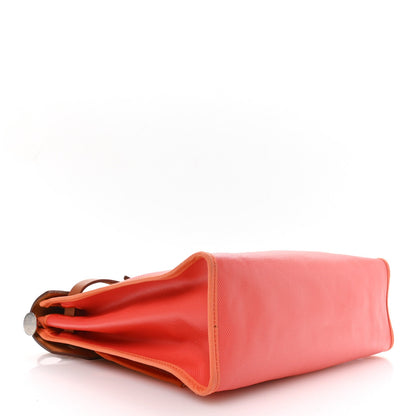 Toile H Berline Vache Hunter Herbag Zip 31 PM Orange Mecano Fauve