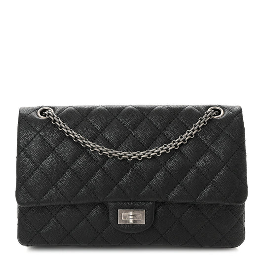 Caviar Quilted 2.55 Reissue 226 Flap Black