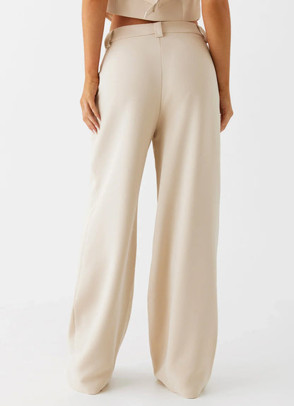 Midnight City Suit Pants - Beige