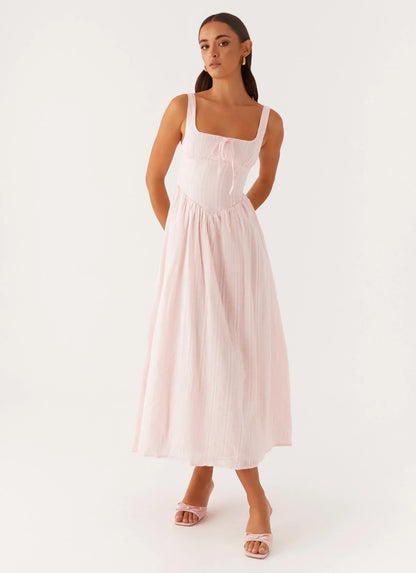 Pascuelle Midi Dress - Pink