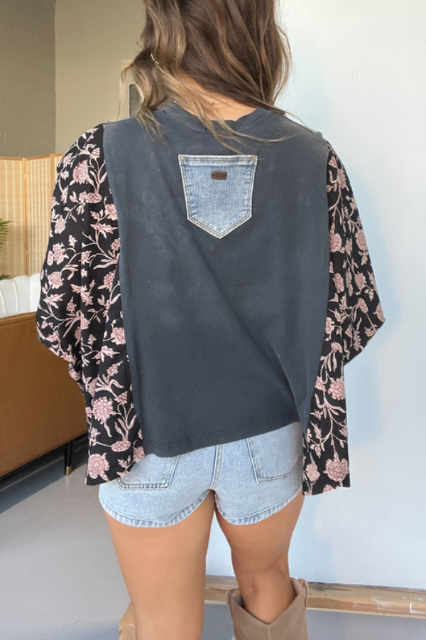 Camiseta Mix Match Negra