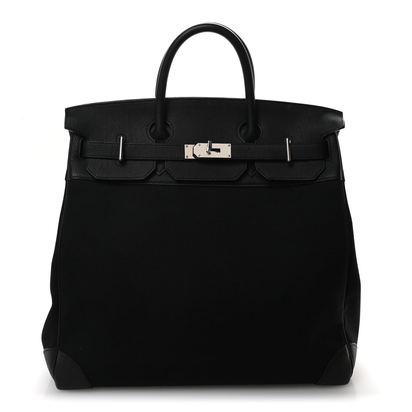 Togo Toile HAC Travel Birkin 40 Black