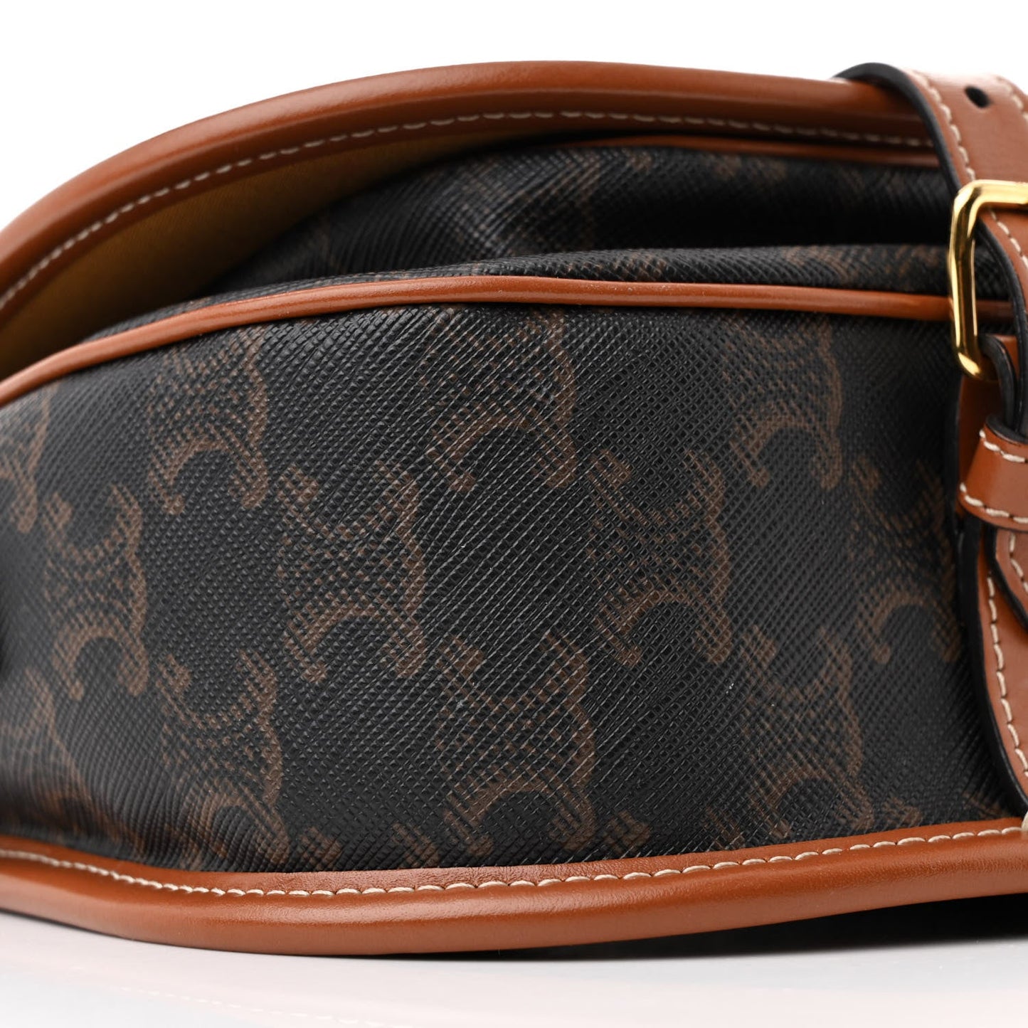 Triomphe Canvas Folco Bag Tan