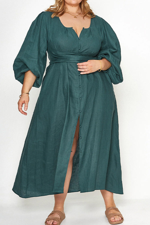 VESTIDO CRUZADO MULTIUSOS CON BOTONES DELANTEROS