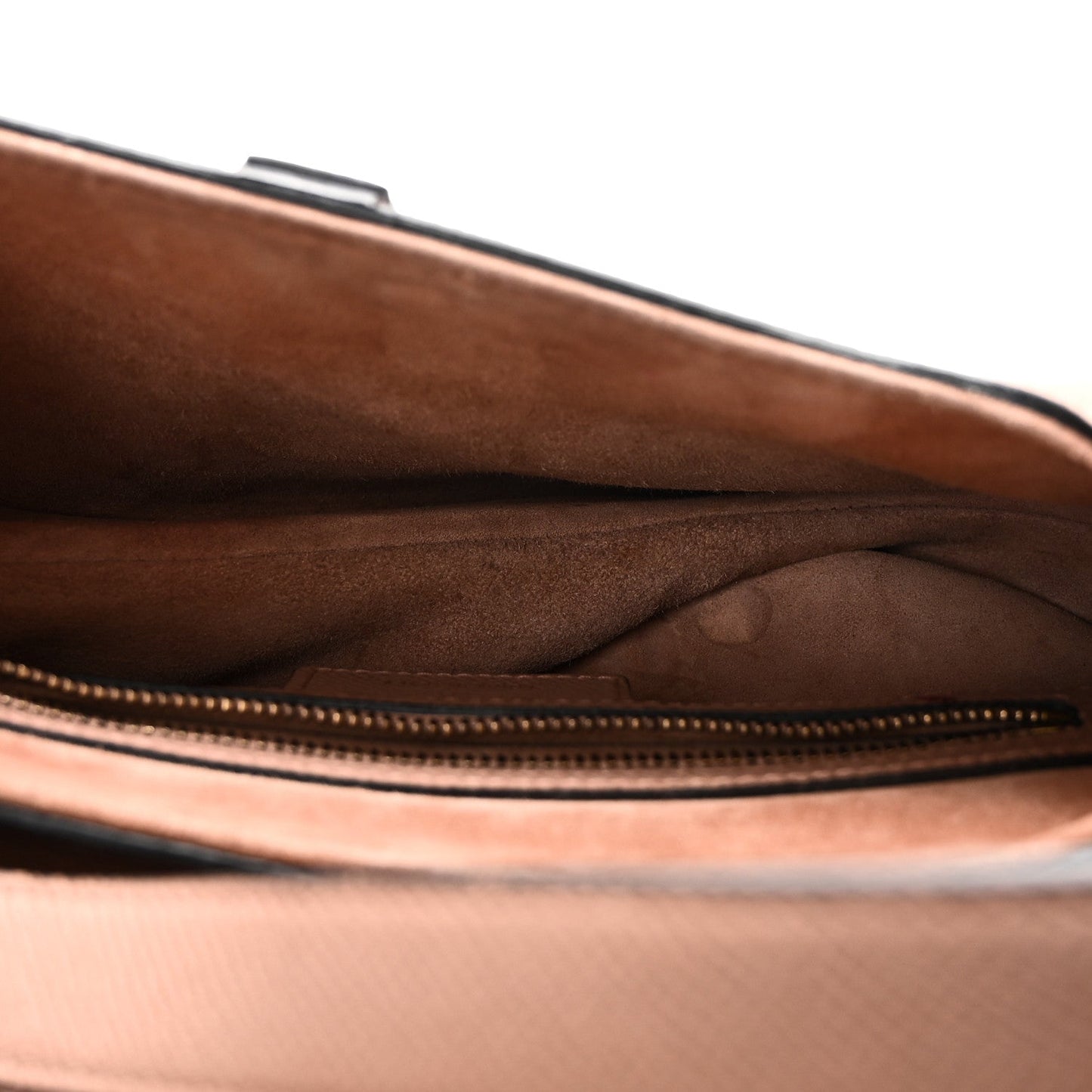 Grained Calfskin Saddle Bag Blush