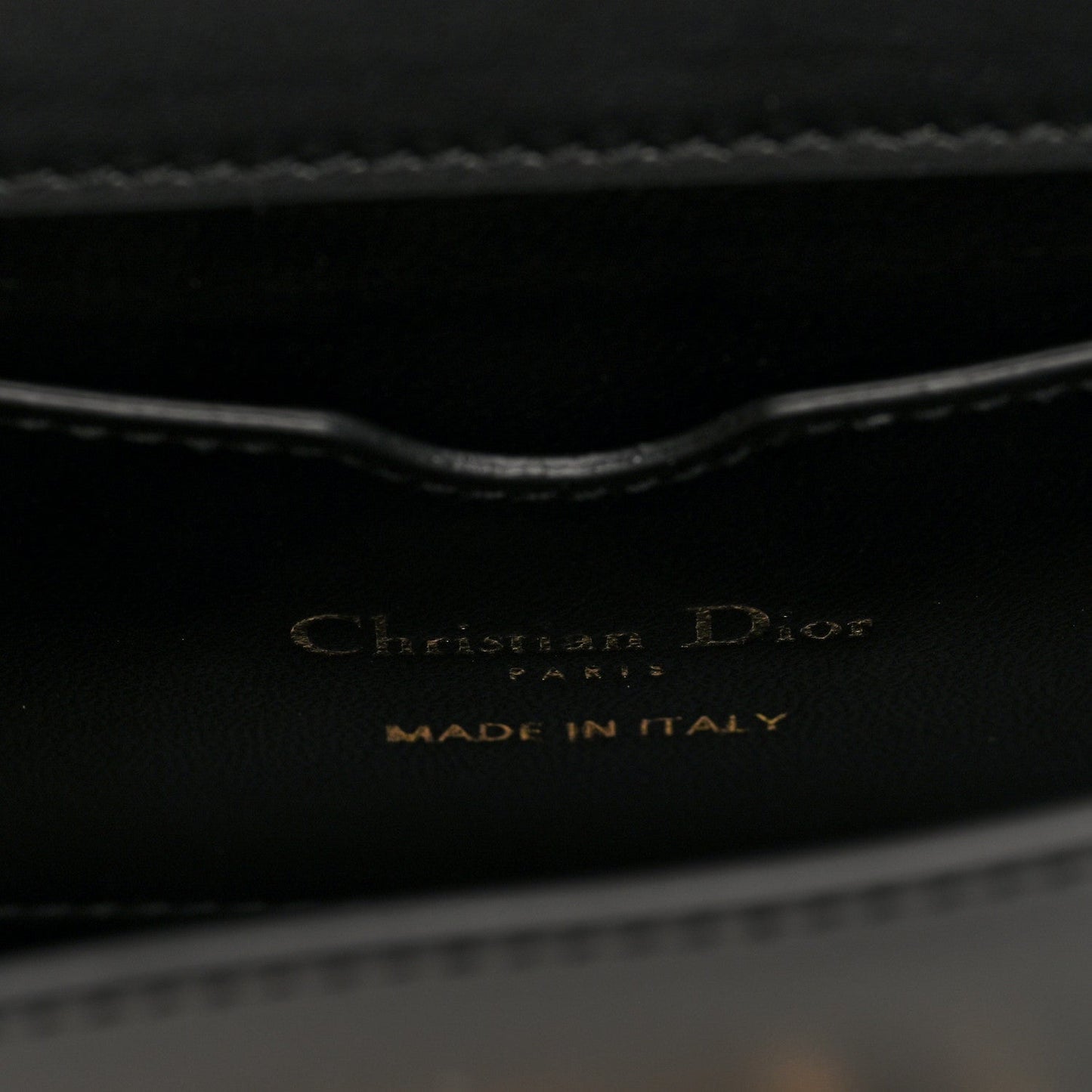 Smooth Calfskin Micro 30 Montaigne Flap Bag Black