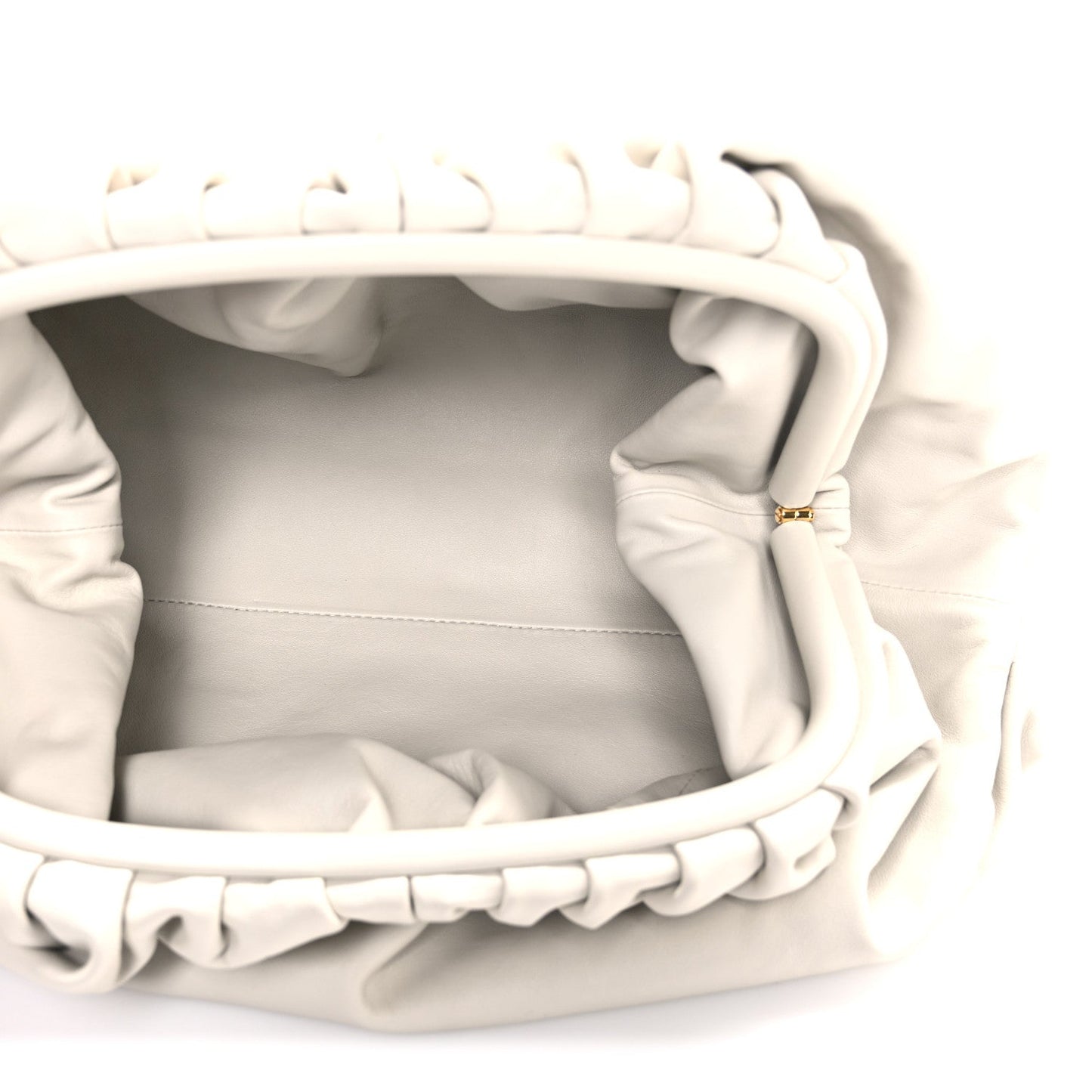 Calfskin Teen Pouch White