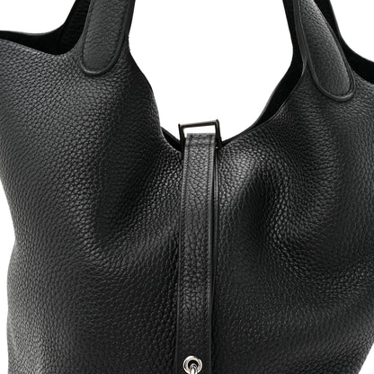 Taurillon Clemence Picotin Lock 22 MM Black