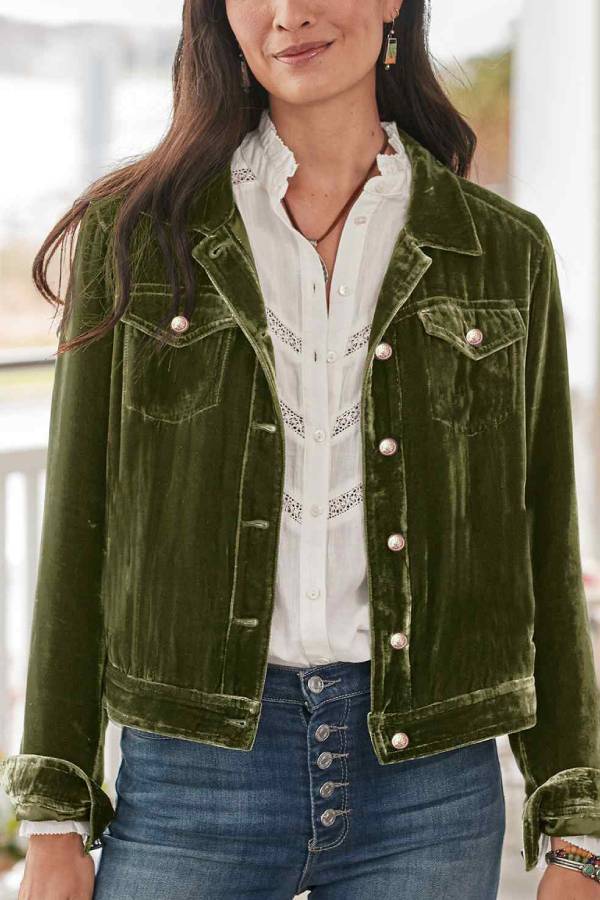 Chaqueta corta de trabajo para mujer