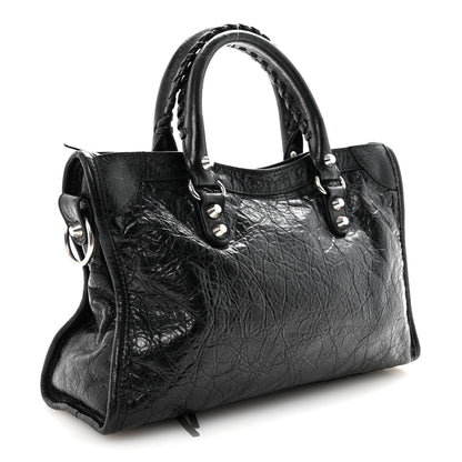 Agneau Arena Storico Silver Hardware Small Le City Black