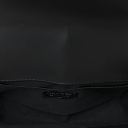 Lambskin Medium Celtic Boy Flap Black