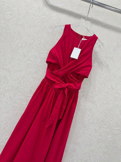 Zimmerma Tie-Up Vest Dress 353090