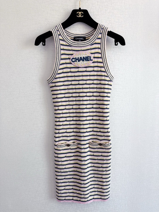 Chanel 25P Mid-length Multicolor Cotton 213997