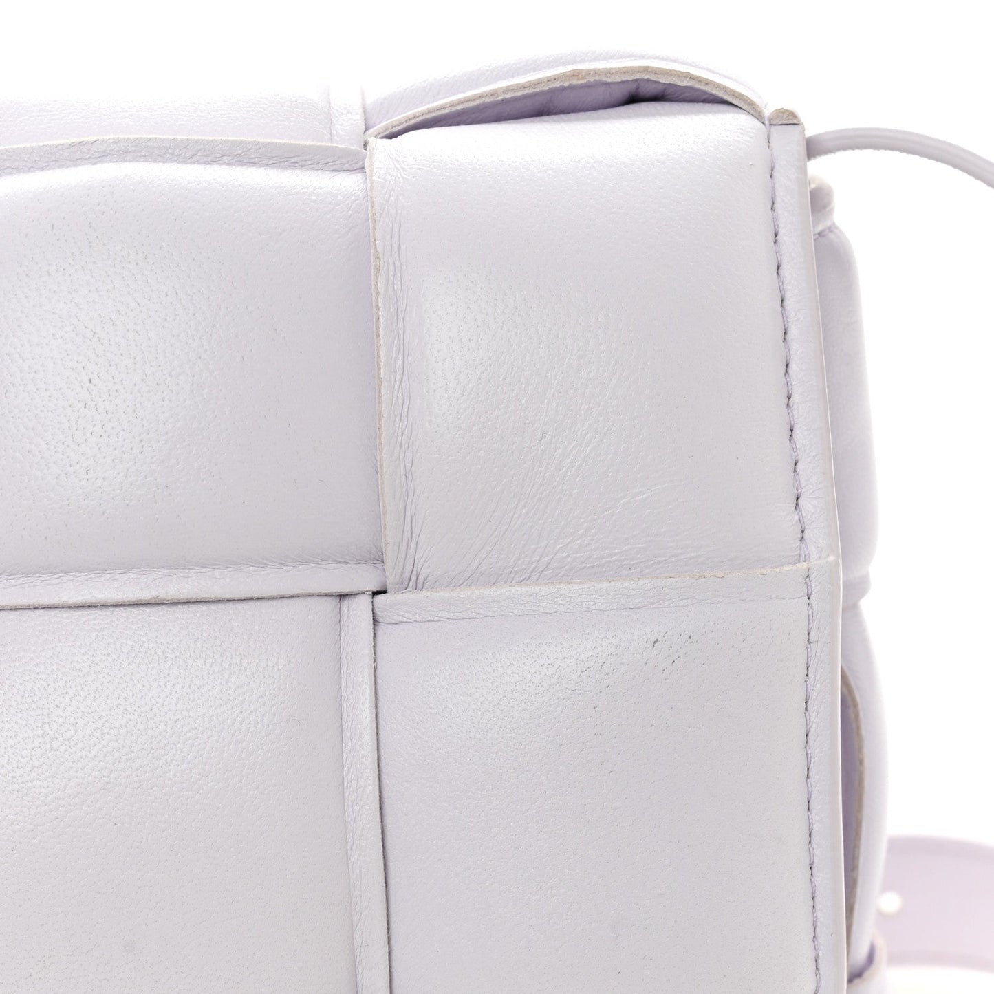 Nappa Maxi Intreccio Padded Cassette Crossbody Bag Mirth Washed