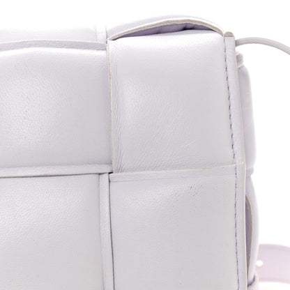 Nappa Maxi Intreccio Padded Cassette Crossbody Bag Mirth Washed