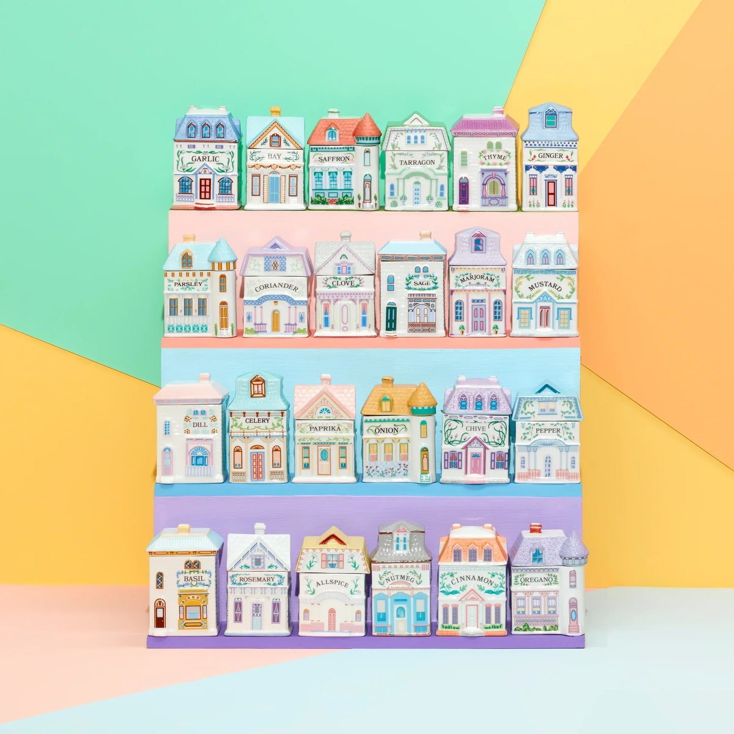 CS Lenox Spice Village 24-Jar Full Collection