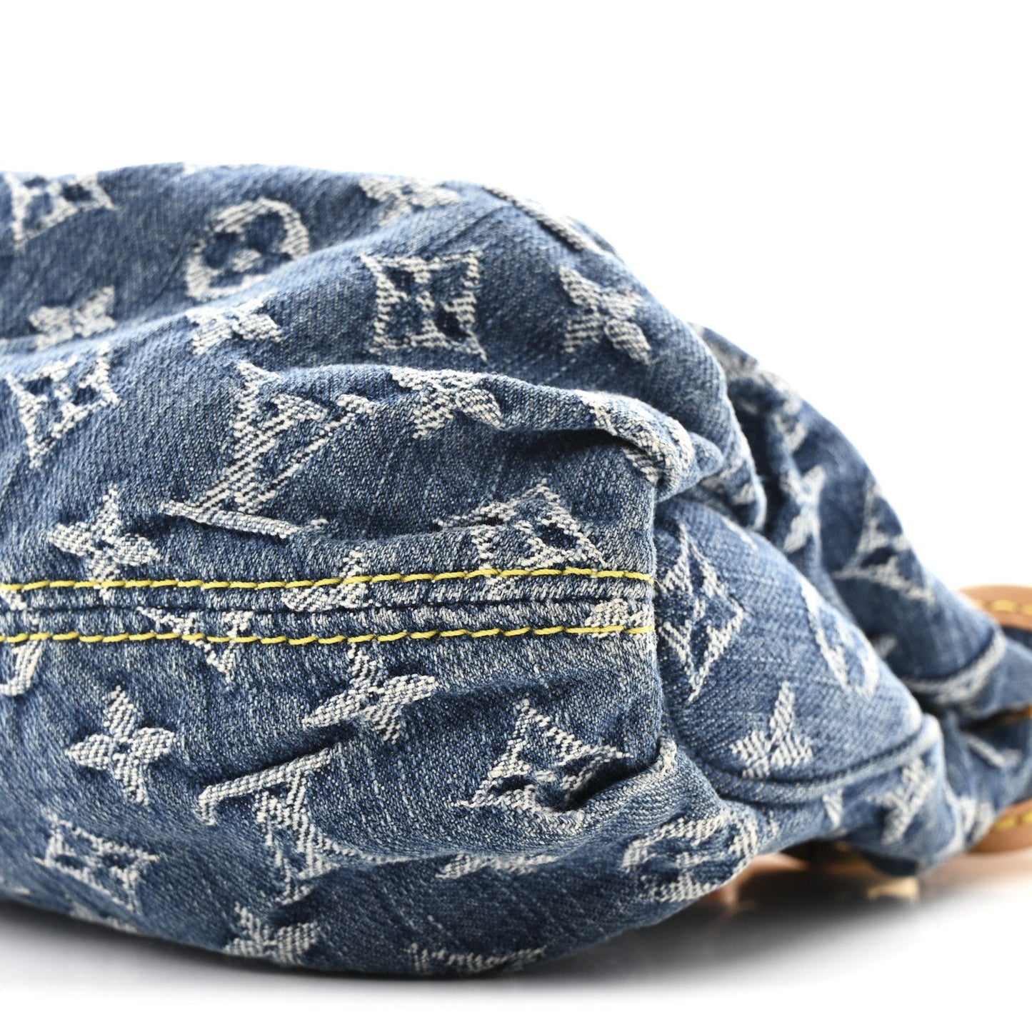 Monogram Denim Pleaty  Blue