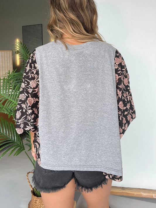 Camiseta Bob Marley Mix &amp; Match gris (sin parche)