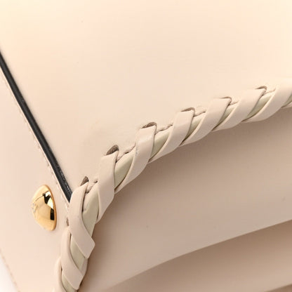 Nappa Interlace Mini Peekaboo Iconic Satchel Camelia